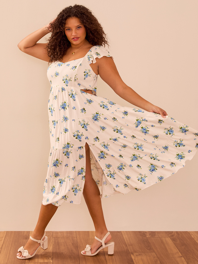 Lia Midi Dress Detail 5 - ARULA
