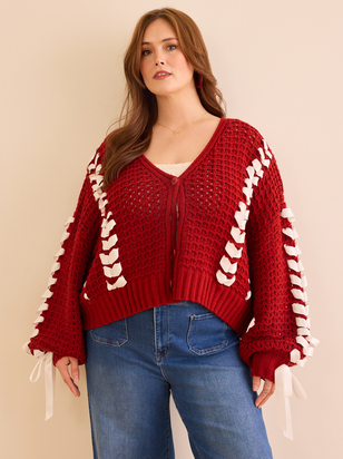 Brandy Ribbon Cardigan