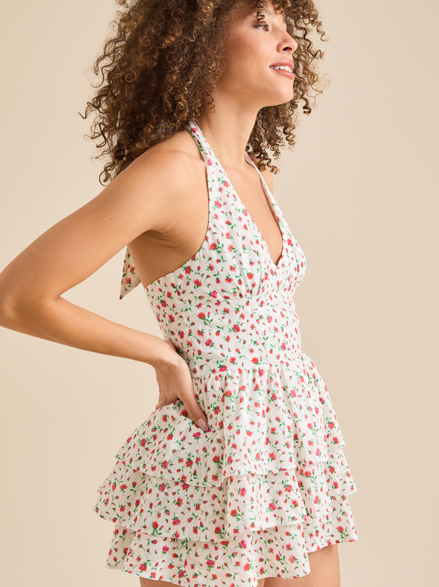 Lovely Floral Romper Detail 3 - ARULA