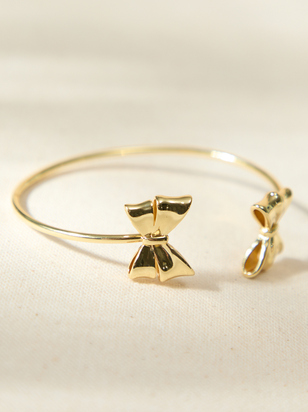 Statement Bow Cuff Bracelet - ARULA