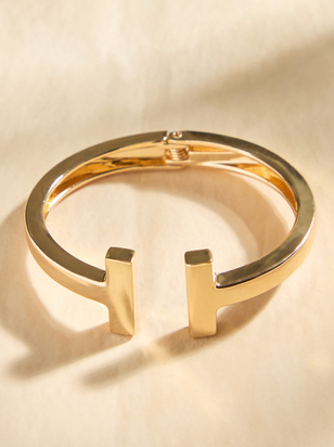 Chunky Hinged Bangle - ARULA