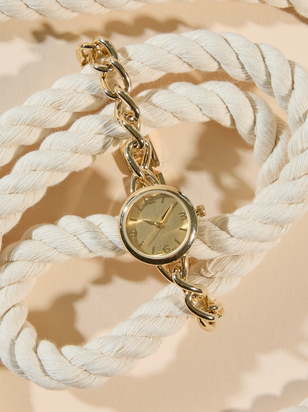 Round the Clock Chain Watch - ARULA