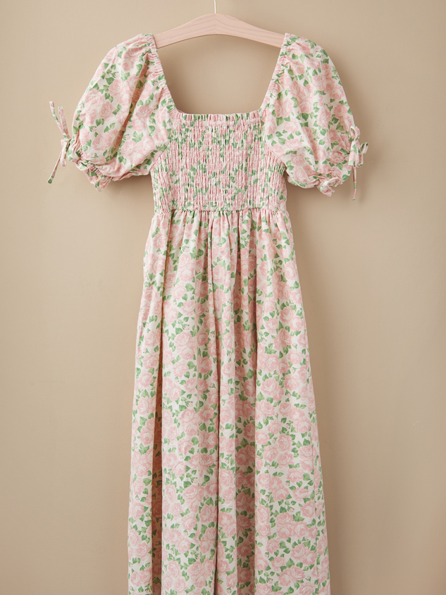 Tilly Floral Mama Dress Detail 3 - ARULA