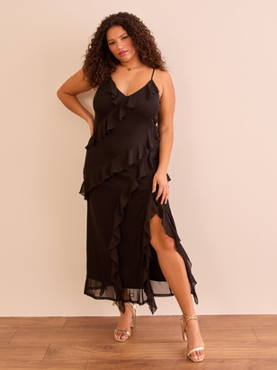 Bridgette Ruffle Maxi Dress - ARULA - 