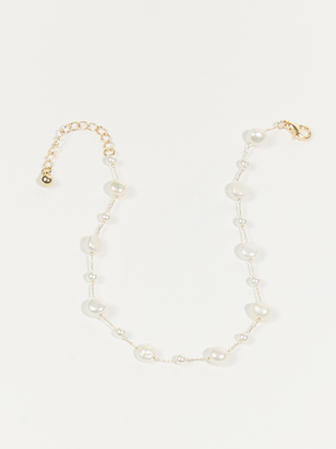 Pearl Beaded Anklet - ARULA