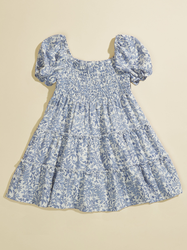 Evelyn Floral Toddler Dress Detail 2 - ARULA