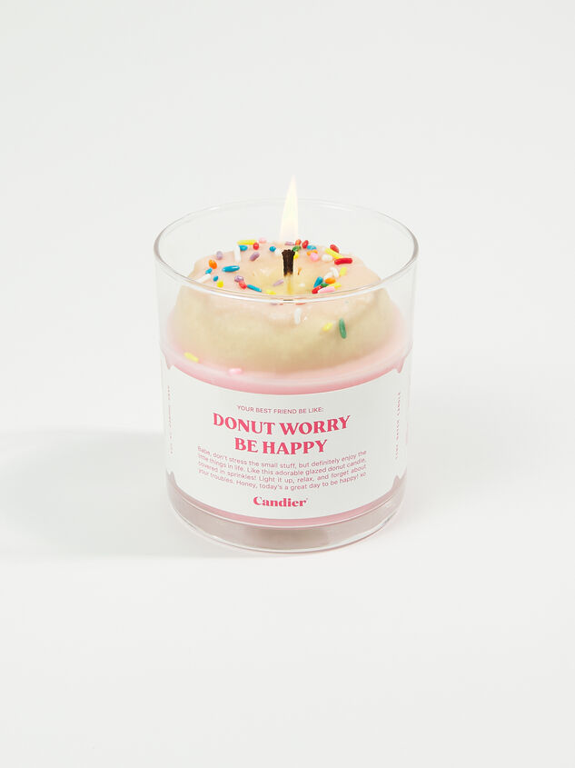 Donut Worry Be Happy Candle - ARULA