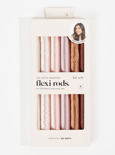 Satin Wrapped Flexible Curling Rods - ARULA