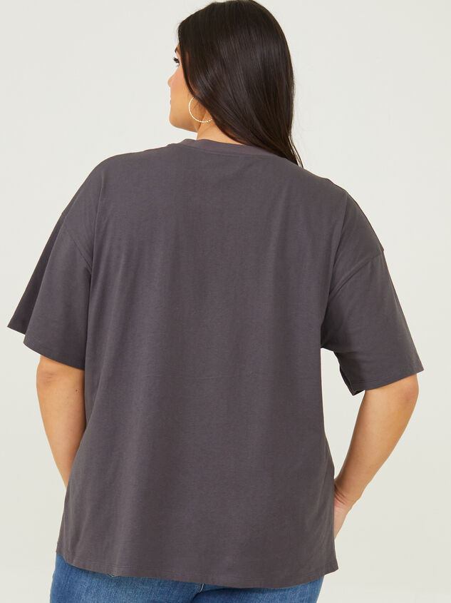 Retro Flower Tee Detail 4 - ARULA