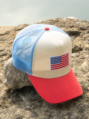 American Flag Trucker Hat - ARULA - 