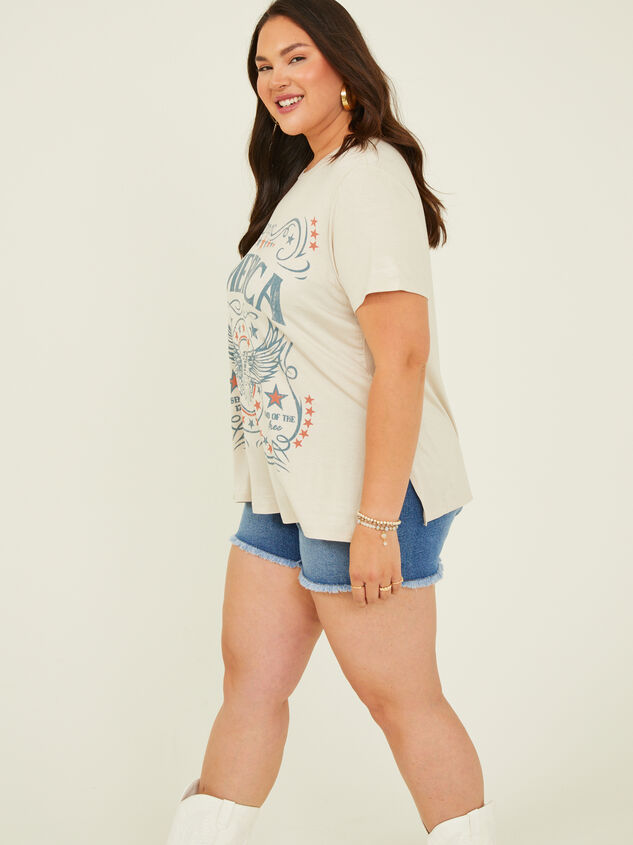 America Star Tee Detail 3 - ARULA