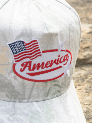 America Patch Camo Trucker Hat - ARULA