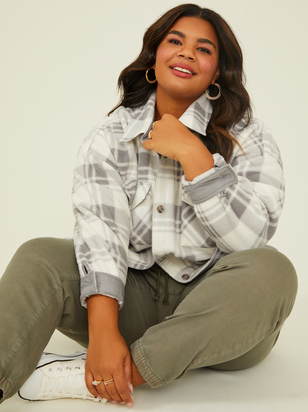 Cleo Plaid Shacket - ARULA