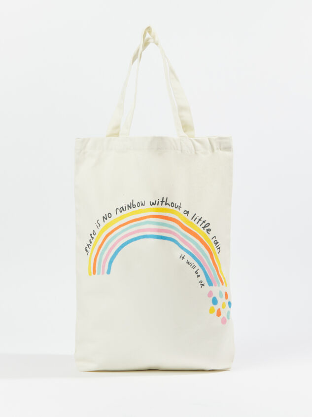 No Rainbow Without Rain Tote Bag Detail 1 - ARULA