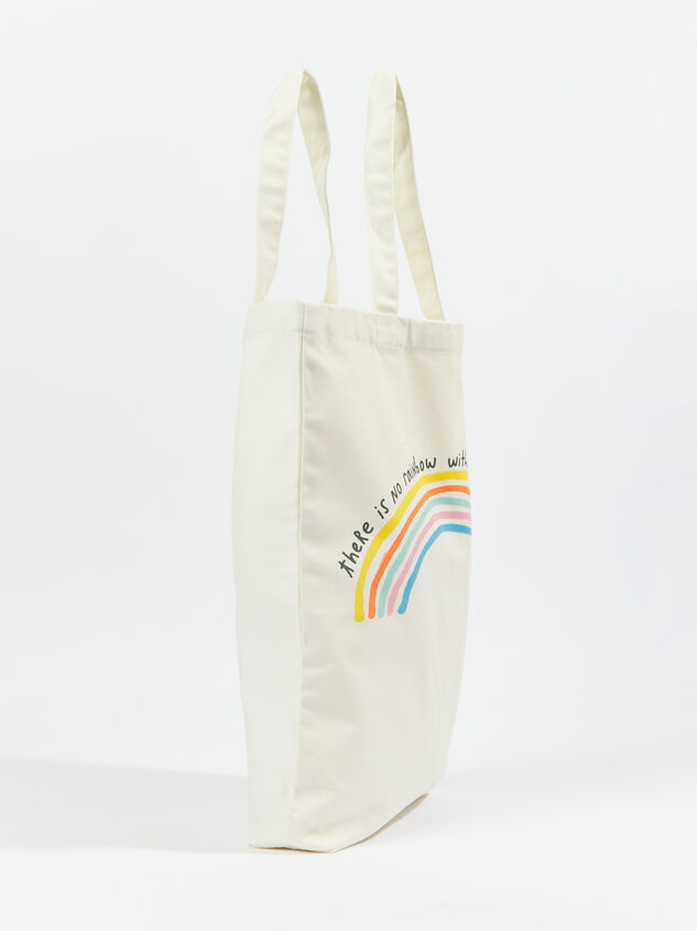 No Rainbow Without Rain Tote Bag Detail 3 - ARULA