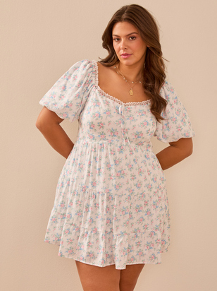 Noah Floral Babydoll Dress - ARULA