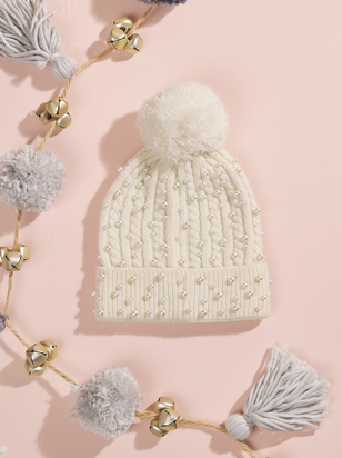 Pearl Knit Beanie - ARULA