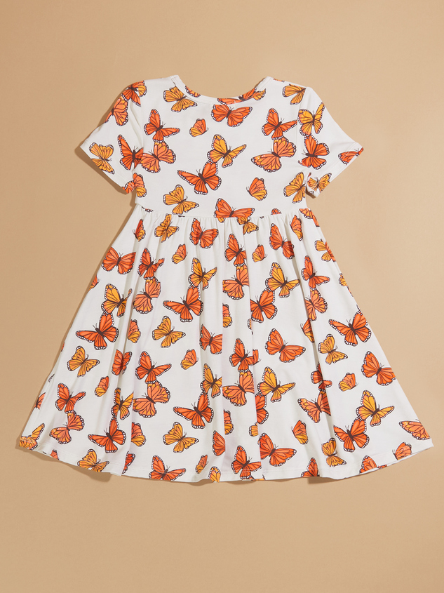 Monarch Butterfly Dress Detail 2 - ARULA