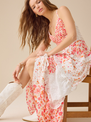 Adernlia Floral Maxi Dress - ARULA