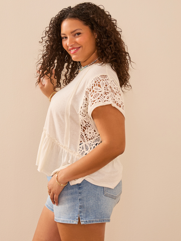 Andi Peplum Top Detail 4 - ARULA