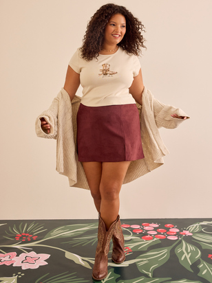 Dress barn plus size skorts top