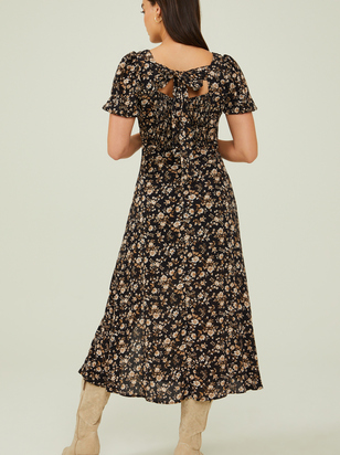 Willow Floral Midi Dress - ARULA