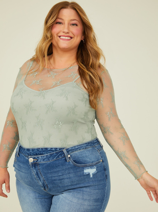 Leilani Mesh Lace Top - ARULA