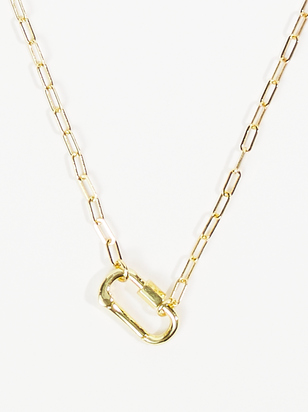 Carabiner Chain Link Necklace - ARULA