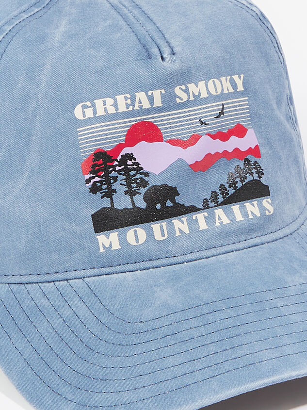 Smokey Mountains Trucker Hat Detail 2 - ARULA