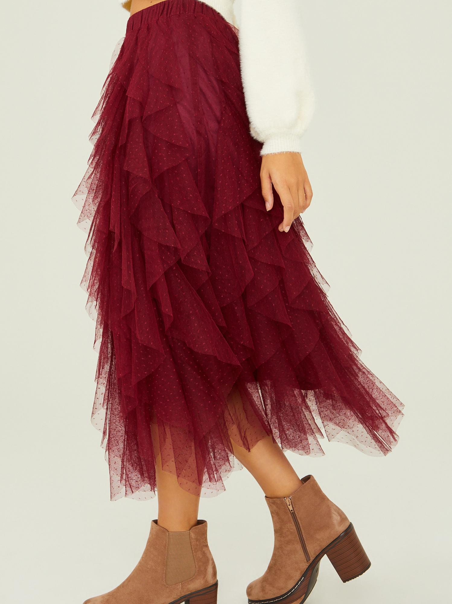 Waterfall hotsell tulle skirt