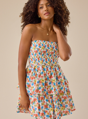 Devin Strapless Mini Dress - ARULA - 