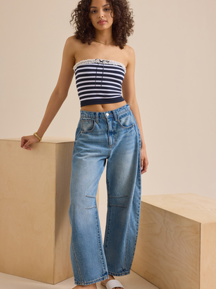 Addi Strapless Striped Cami - ARULA
