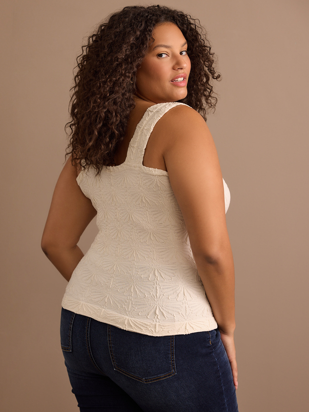 Blaire Seamless Floral Cami Detail 5 - ARULA