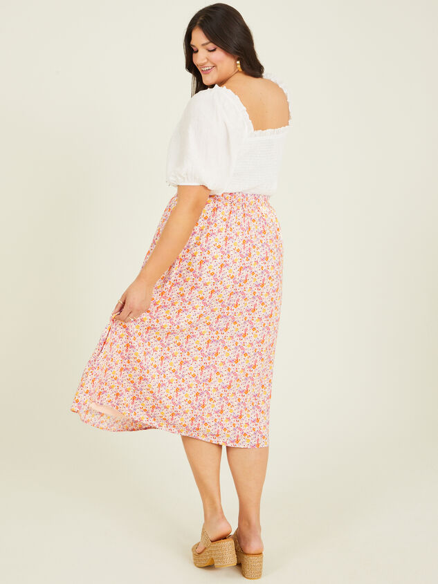 Darcy Midi Skirt Detail 3 - ARULA