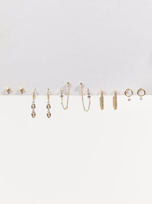 18K Gold Glitz Earring Set - ARULA