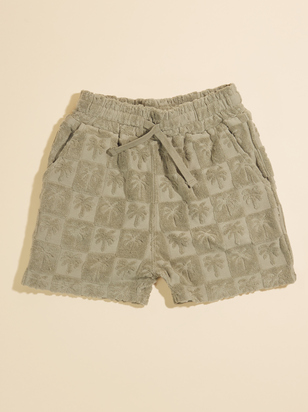 Palm Checkered Shorts by Rylee + Cru - ARULA