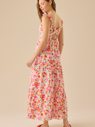 Lindy Floral Maxi Dress - ARULA