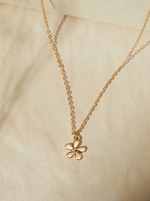Flower Charm Necklace - ARULA
