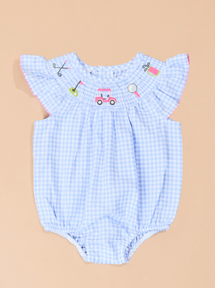Caddie Cutie Gingham Bubble by Mud Pie - ARULA - 