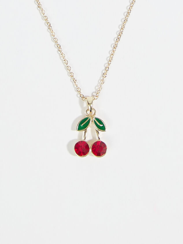 Cherry Necklace Detail 2 - ARULA