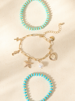 Coastal Charm Bracelet Set - ARULA