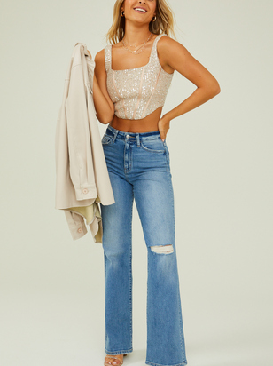 Henley High Rise Jeans - ARULA