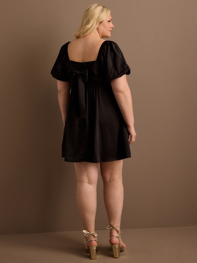 Nadia Satin Dress Detail 3 - ARULA