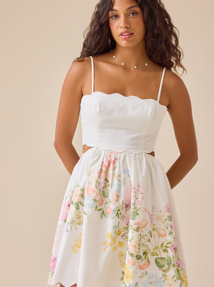 Thea Floral Mini Dress - ARULA - 