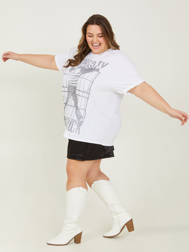 Elvis Presley Oversized Tee Detail 3 - ARULA
