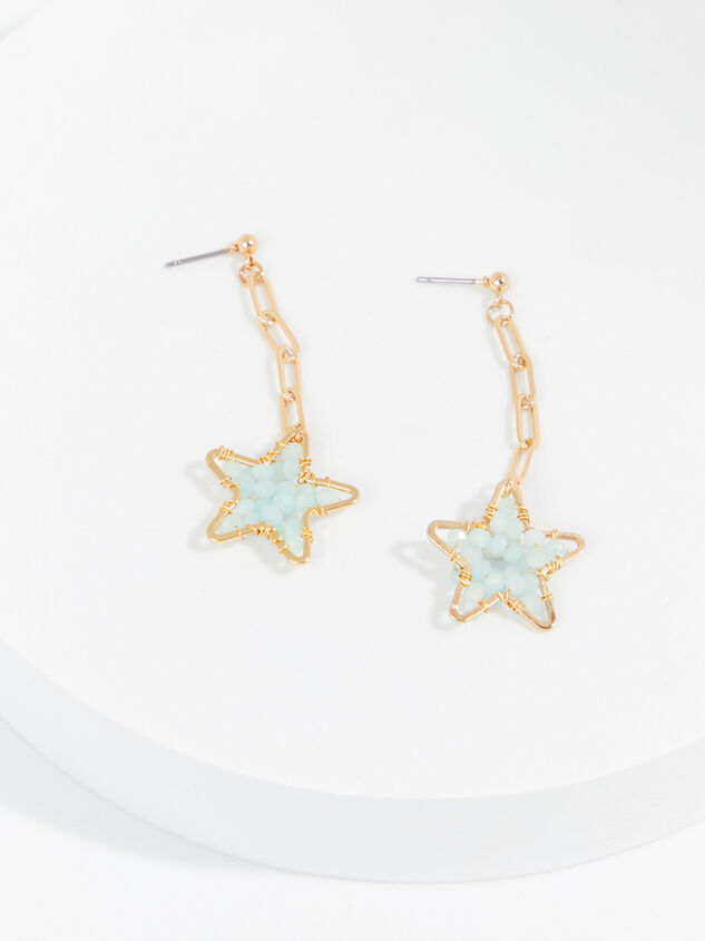 Shining Star Dangle Earrings Detail 1 - ARULA