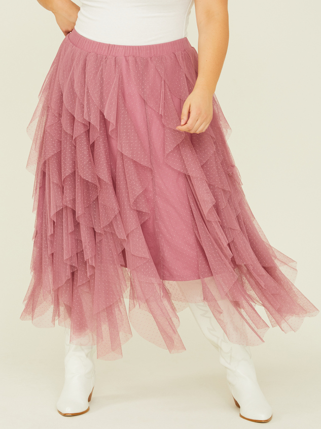 Nia Tulle Maxi Skirt Detail 3 - ARULA