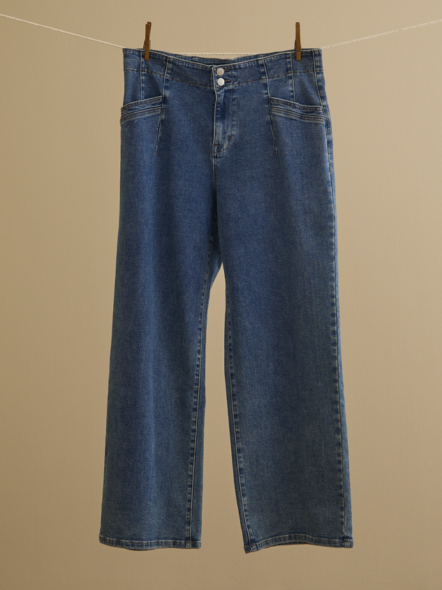 Maggie Wide Leg Jeans - ARULA