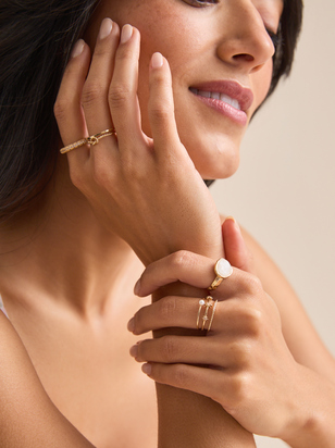 Glitz Dainty Ring 6 Pack - ARULA - 
