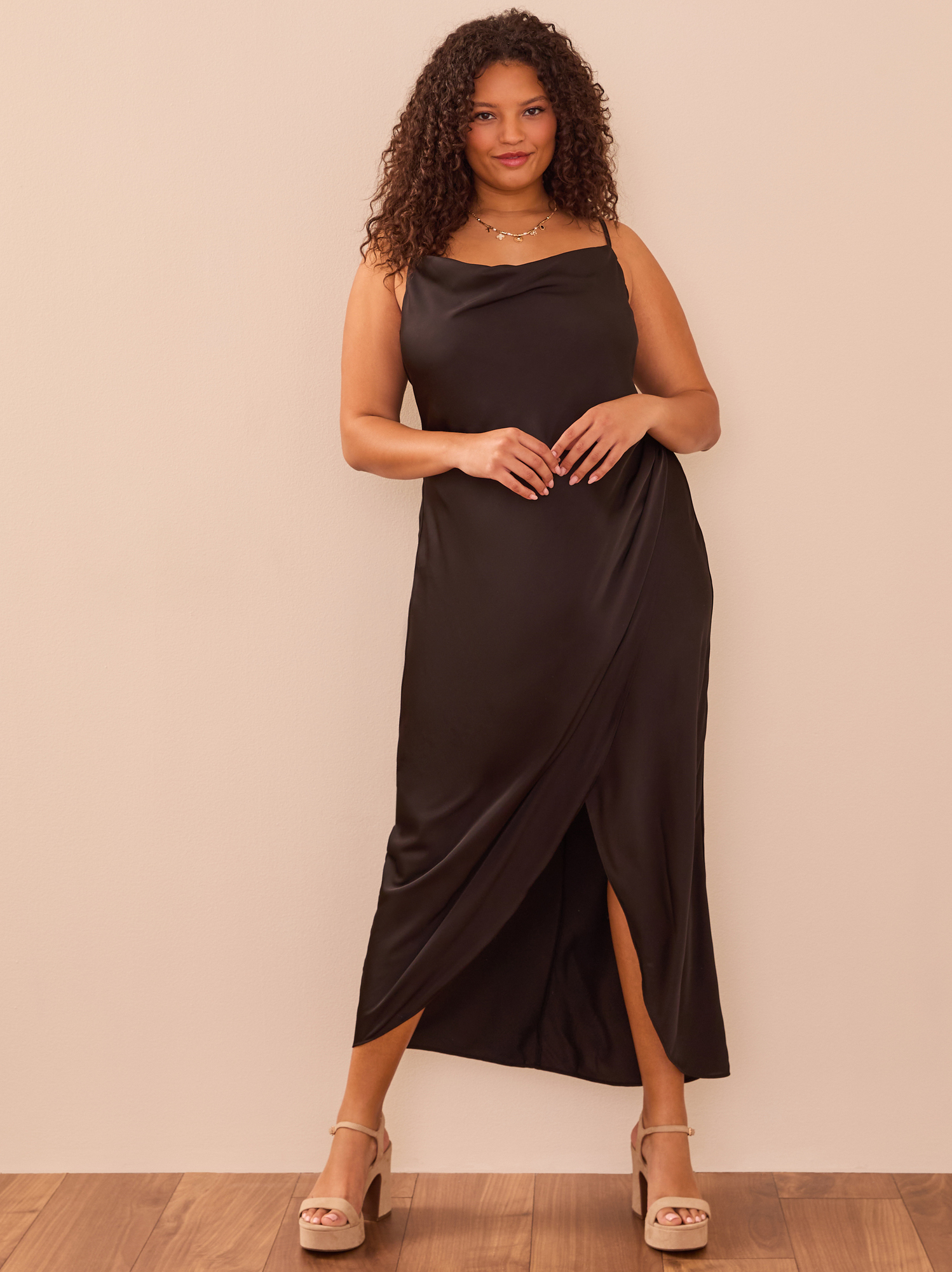 Cowl maxi dress store